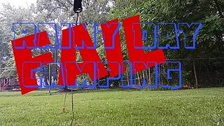 Backyard Camp During a Storm|Fail #fail #camping #stealthcampingalliance