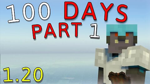 100 Days in Minecraft Hardcore - Ep. 1: A GREAT START! 😱🤯 (Minecraft 1.20)