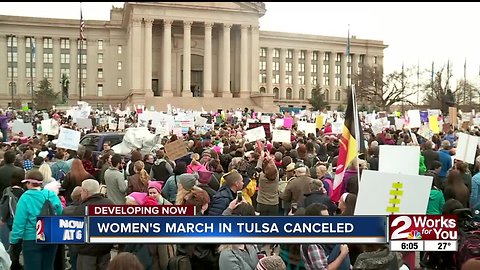 Women's march in Tulsa canceled