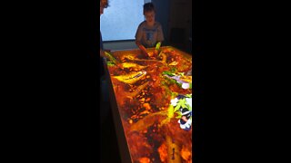 THE best sensory sand table EVER