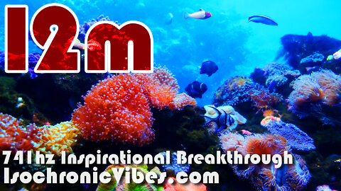 741hz Inspirational Breakthrough with Underwater Ambiance - Binaural Beats & Isochronic Tones