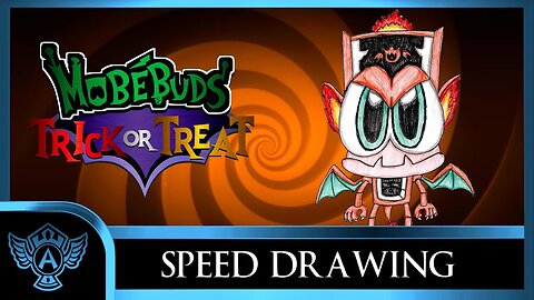 Speed Drawing: MobéBuds Trick or Treat - Zardgoile | A.T. Andrei Thomas 2023