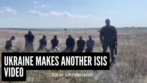 Ukrainian Nazis Celebrate Independance Day With PoW ISIS Video
