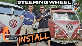 Restored Steering Wheels for our VW Buses!