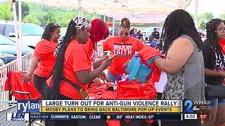 Baltimore leaders reach out to city's youth with anti-gun violence rally