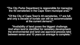 SOUTH AFRICA - Cape Town - Stikland Cemetery in Bellville (svy)