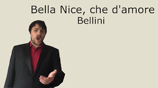 Bella Nice, che d'amore - 15 chamber compositions - Bellini