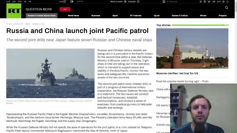 Russia and China launch joint patrol drill in Pacific Ocean