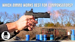 Which ammo makes compensated guns shoot flattest?