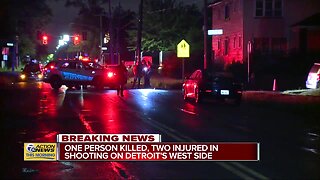 1 dead, 2 injured after shooting on Detroit's west side