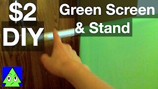 DIY Green Screen & Stand (For About $2)