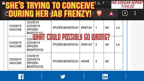 3 Covid Shots...3 Miscarriges...Idiot.