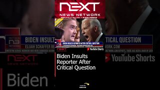 Biden Insults Reporter After Critical Question #shorts