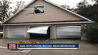 Propane explosion sends one woman to the hospital
