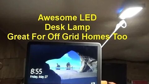 BYB LED Desk Lamp In My Tiny House Study