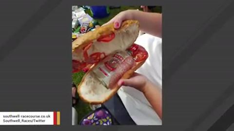 Racecourse Customer Attempted To Hide Vodka Bottle In Giant Sandwich