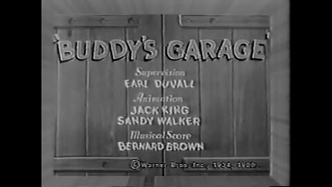 1934, 4-14, Looney Tunes, Buddy’s garage