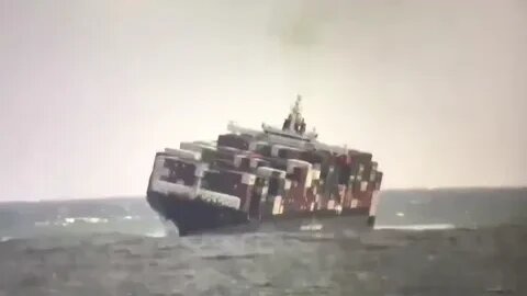 Container Ship Sinking