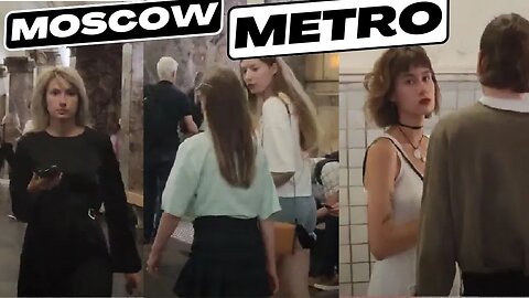 Exploring Metro Moscow Russia Street Walking Tour
