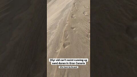 Went for a walk, saw dunes. #hillrun #fitness #workout #sand #dunes #grancanaria