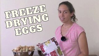 HARVEST RIGHT - Freeze Drying Raw Eggs - Preserving the Abundance - Prepping