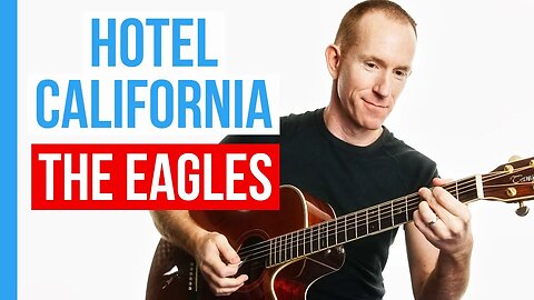 Hotel California ★ The Eagles ★ Guitar Lesson Acoustic Tutorial [with PDF]