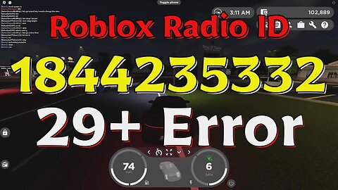 Error Roblox Radio Codes/IDs