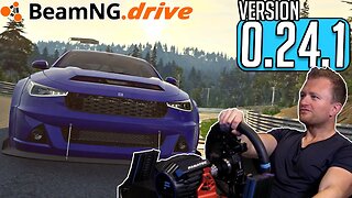 This Thing is WILD! Testing BeamNG's NEW Car in a Racing Simulator | Update 0.24.1