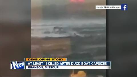 Multiple fatalities after duck boat capsizes in Branson, Missouri
