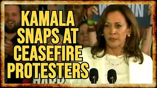 Kamala INSULTS Ceasefire Protesters, CROWD ERUPTS IN APPLAUSE