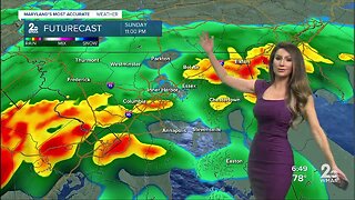 Severe Storms Arrive Late Sunday