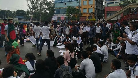 Why Students In Bangladesh Are Enforcing Traffic Safety Rules