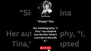 "Simply" Tina: Her Autobiography and Iconic Movie Adaptation #shorts #tinaturner #rocknroll