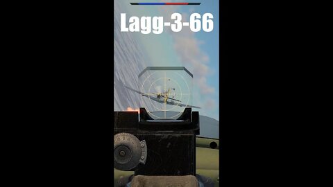 War Thunder Sim | LaGG-3-66 vs German Fighters (Fw190 & Bf110) #shorts