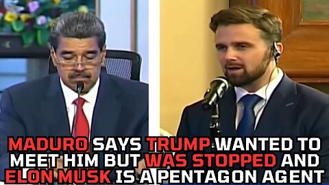 Jackson Hinkle Asks Maduro About Elon Musk & Trump, Maduro Says He Likes Trump & America
