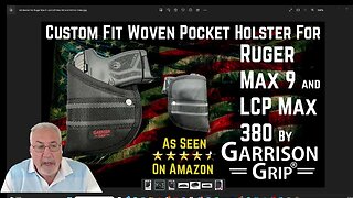 Review of Garrison Grip Custom Fit Woven Pocket Holster for Ruger Max 9 and LCP Max 380