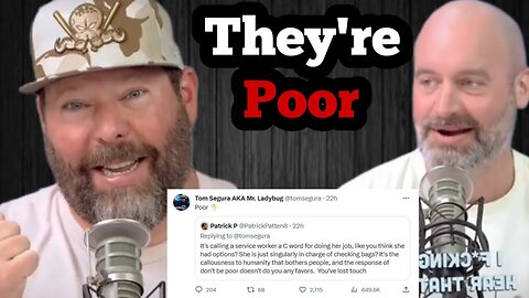 Bert Kreischer ROASTS Tom Segura For Making Fun Of Poor People!!!