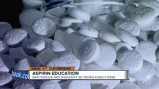 Aspirin education: who should and shouldn't be taking a daily dose