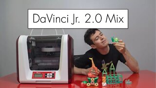 Blending Colors with the DaVinci Jr. 2.0 Mix // 3D Printer Review