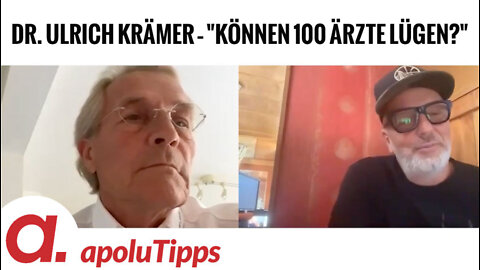 Interview mit Dr. Ulrich Krämer – "Können 100 Ärzte lügen?"
