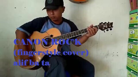 Canon Rock Guitar (fingerstyle cover) alif ba ta