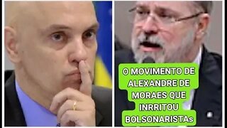 Alexandre de Moraes deu o ar da graça que irritou os bolsonaristas e a nova falha de Augusto Aras