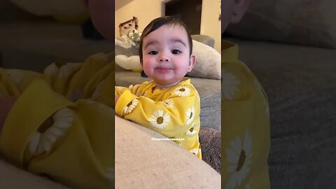 Aawwww, #cutebaby, #babyreaction, #babysmile, #babyshort, #shortsviral, #shorts