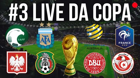 LIVE DA COPA DO MUNDO #3 - ARGENTINA MAL E FRANÇA GOLEIA