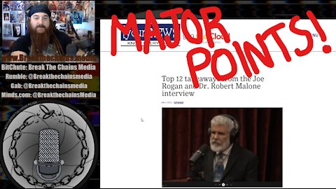 Main Points of Dr. Robert Malone On Joe Rogan Podcast! Governments Violating Nuremburg Code!
