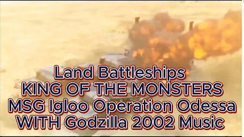 Land Battleships KING OF THE MONSTERS: Mobile Suit Gundam IGLOO the Gravity front AMV