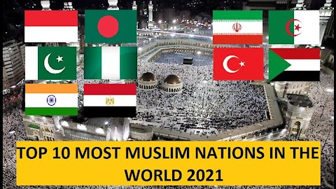 Top 10 Most Muslim Countries in the World 2021