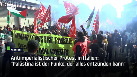 Antiimperialistischer Protest in Italien: "Palästina ist der Funke, der alles entzünden kann"