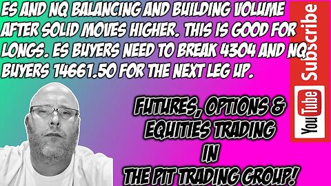 ES NQ Trade Plan - The Pit Futures Trading