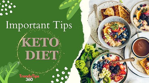 Important tips for Keto Diet